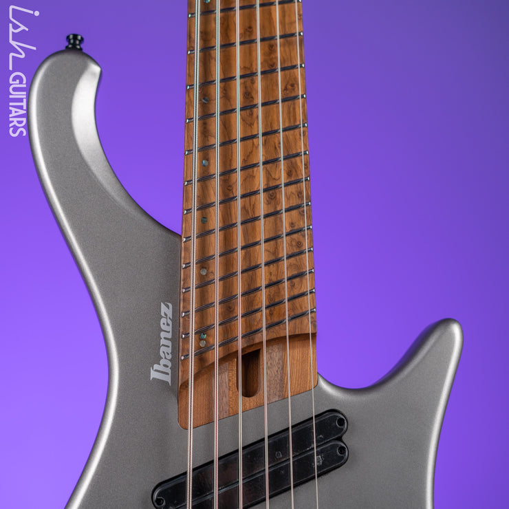 Ibanez EHB1006MS 6-String Headless Bass Metallic Grey Matte Demo