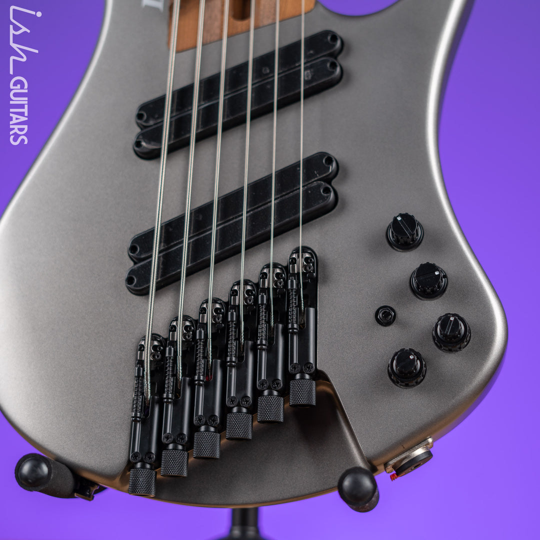 Ibanez EHB1006MS 6-String Headless Bass Metallic Grey Matte Demo