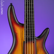 Ibanez GWB205 Gary Willis Signature 5-String Fretless Bass Tequila Sunrise Flat