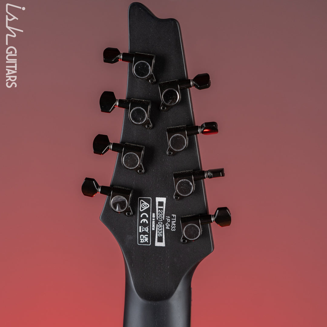 Ibanez FTM33 Fredrik Thordenal Signature 8-String Guitar Weathered Black