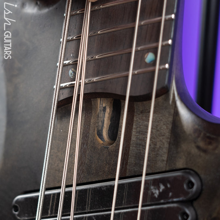 Ibanez BTB805MS 5-String Bass Transparent Gray Flat Demo