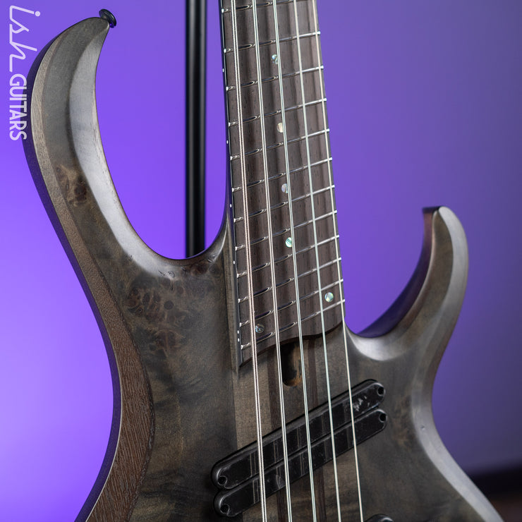 Ibanez BTB805MS 5-String Bass Transparent Gray Flat Demo