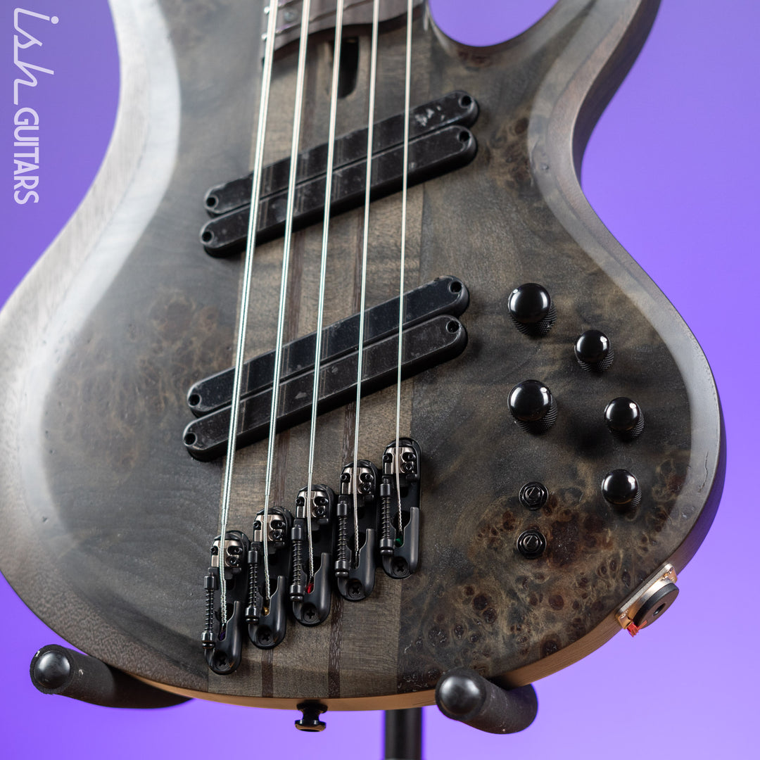 Ibanez BTB805MS 5-String Bass Transparent Gray Flat Demo