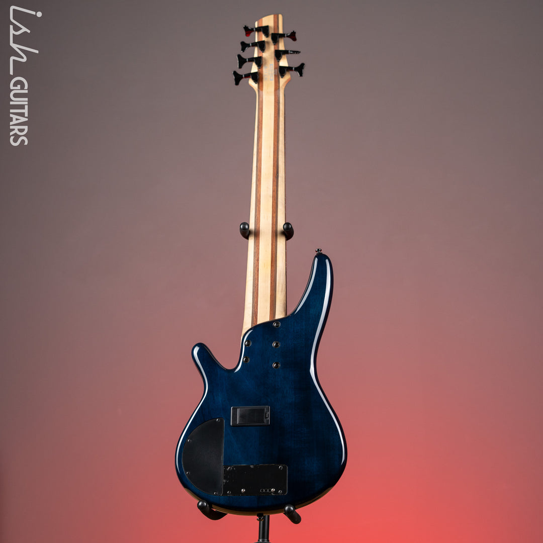 Ibanez Bass Workshop SRAS7 Cosmic Blue Starburst Demo