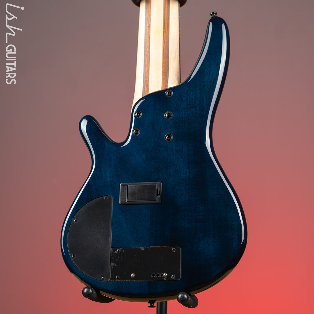 Ibanez Bass Workshop SRAS7 Cosmic Blue Starburst Demo