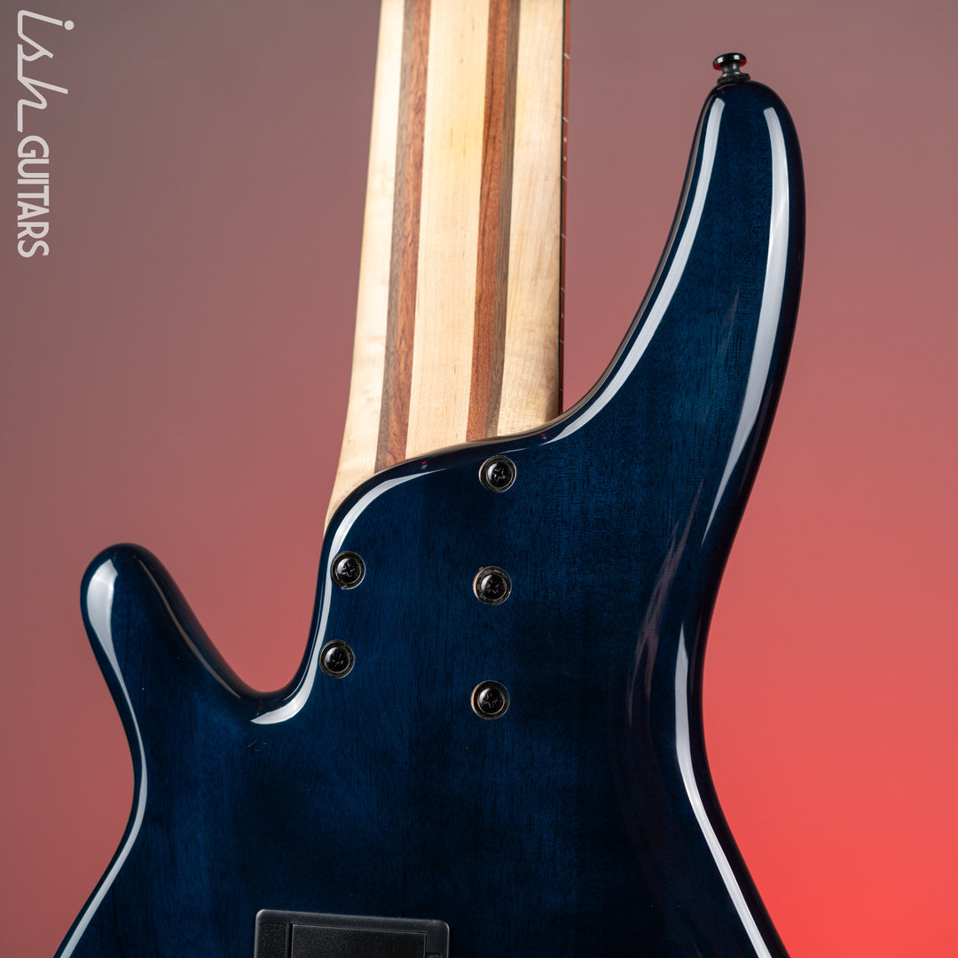 Ibanez Bass Workshop SRAS7 Cosmic Blue Starburst Demo