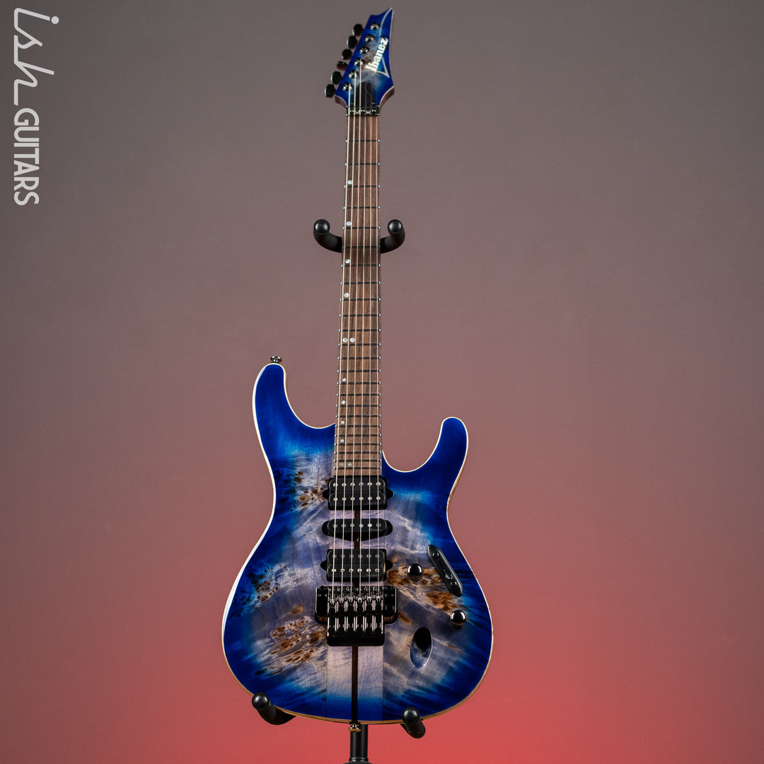 Ibanez S1070PBZ Premium Electric Guitar Cerulean Blue Burst