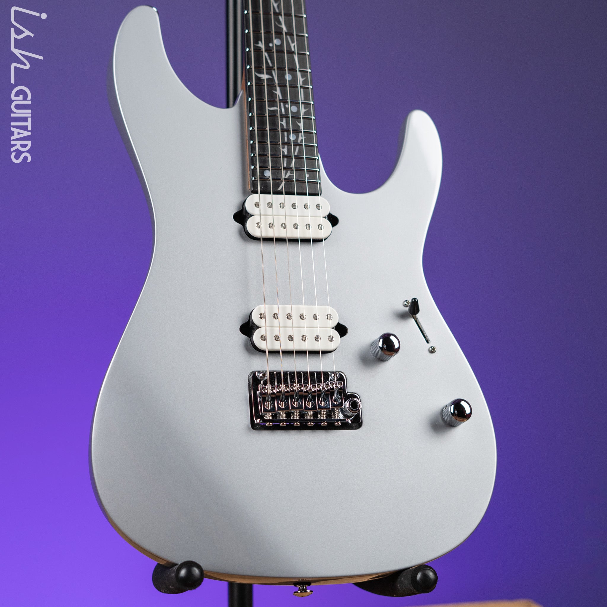 Ibanez TOD10 Tim Henson Signature Electric Guitar Classic Silver