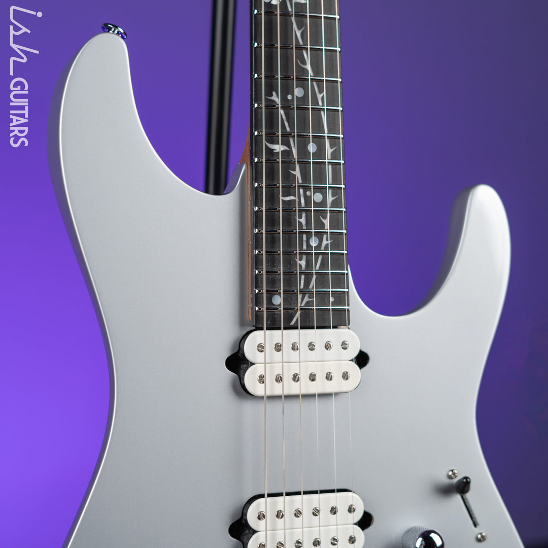 Ibanez TOD10 Tim Henson Signature Electric Guitar Classic Silver