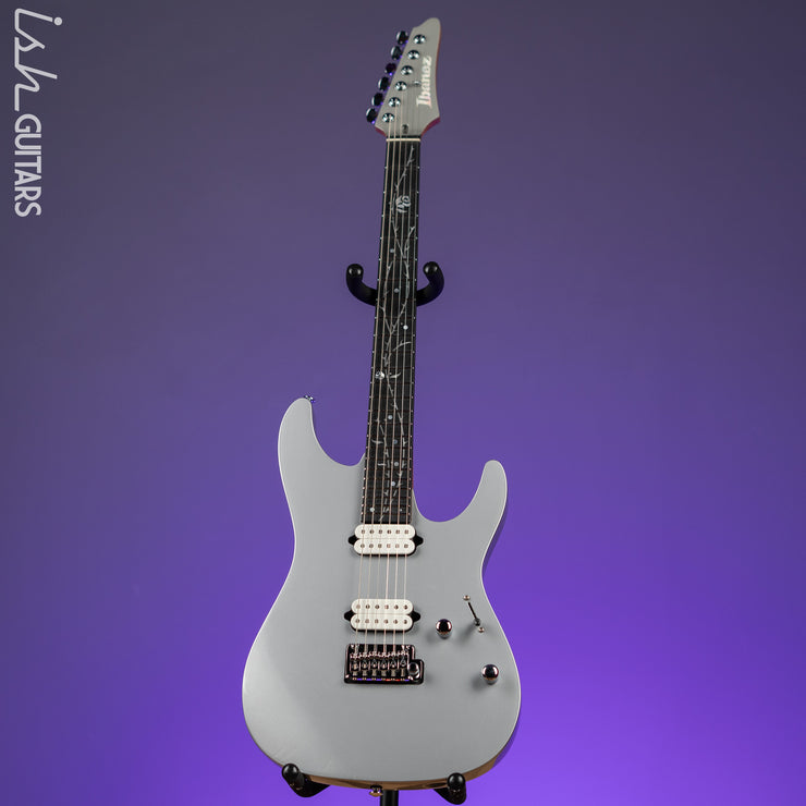 Ibanez TOD10 Tim Henson Signature Electric Guitar Classic Silver Demo