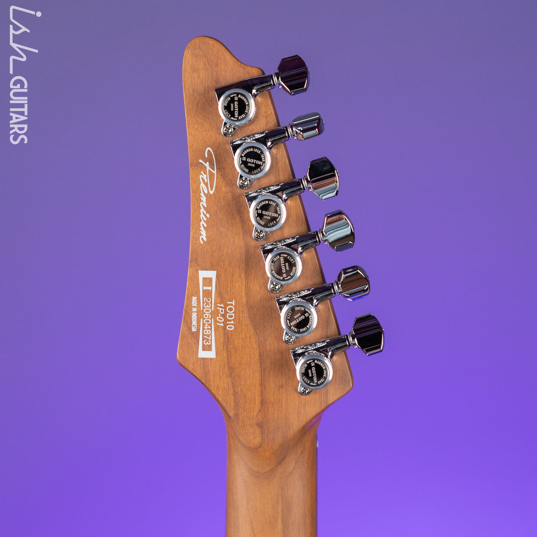 Ibanez TOD10 Tim Henson Signature Electric Guitar Classic Silver