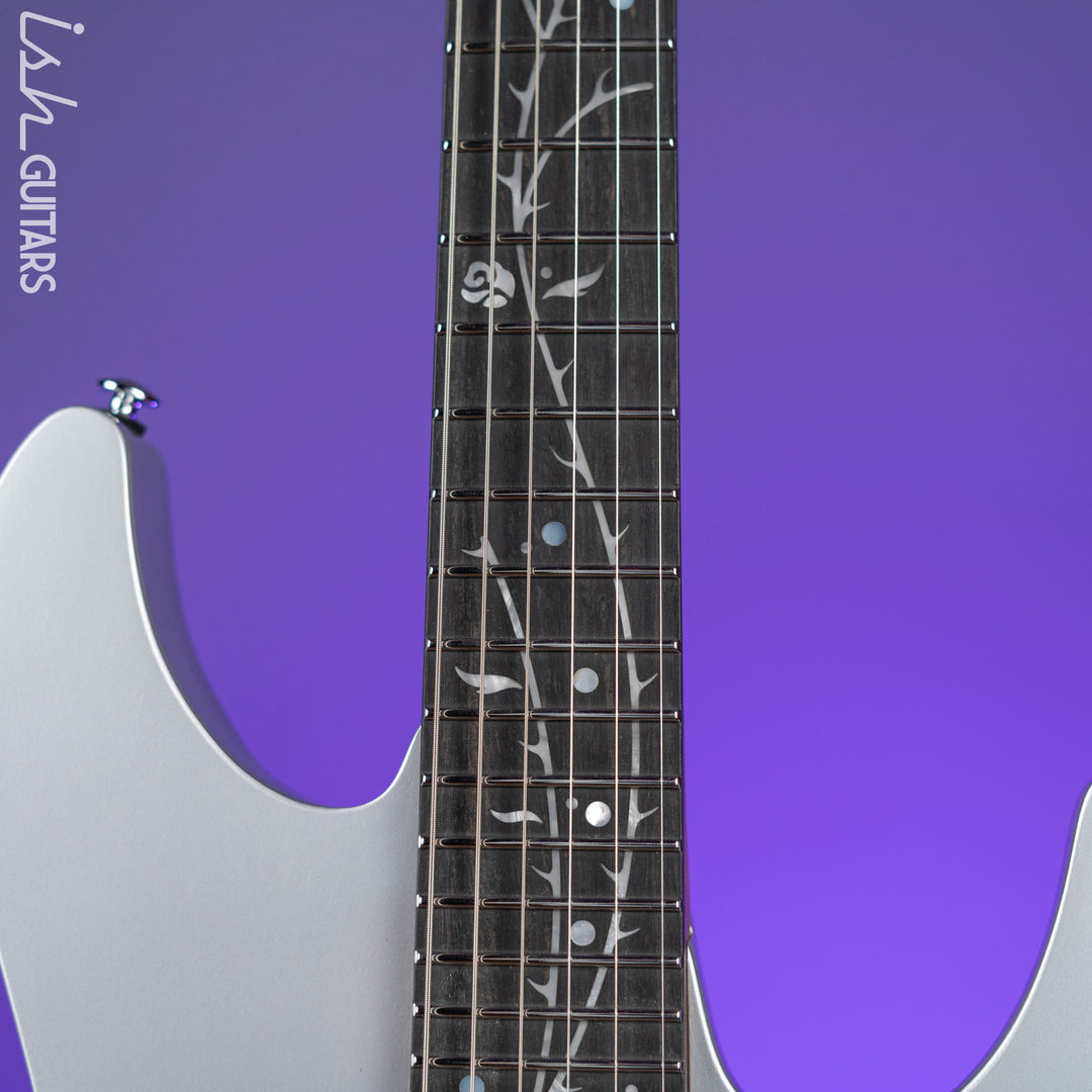 Ibanez TOD10 Tim Henson Signature Electric Guitar Classic Silver