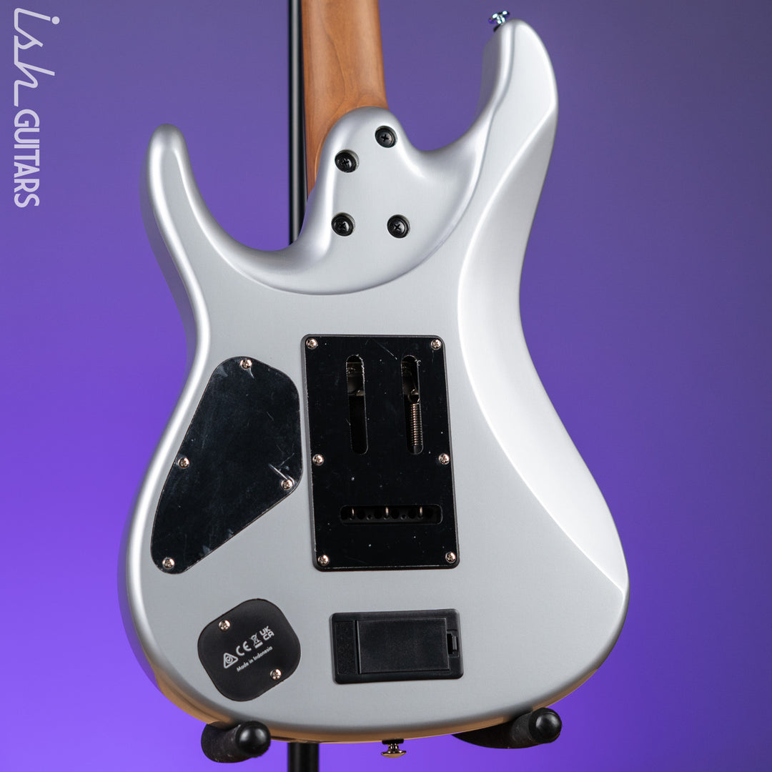 Ibanez TOD10 Tim Henson Signature Electric Guitar Classic Silver