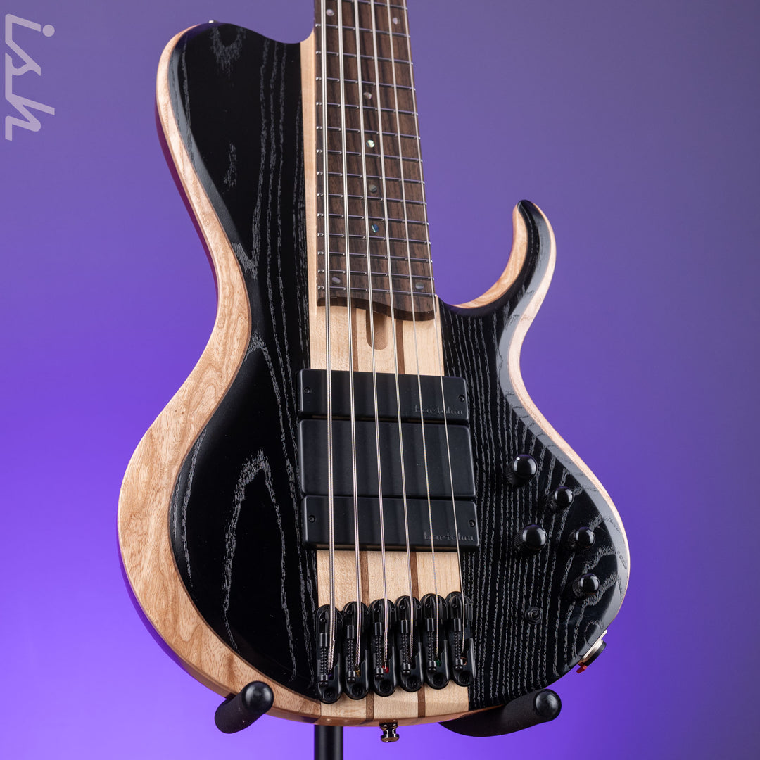 2023 Ibanez BTB866SC Bass Workshop 6-String Bass Weathered Black Low Gloss