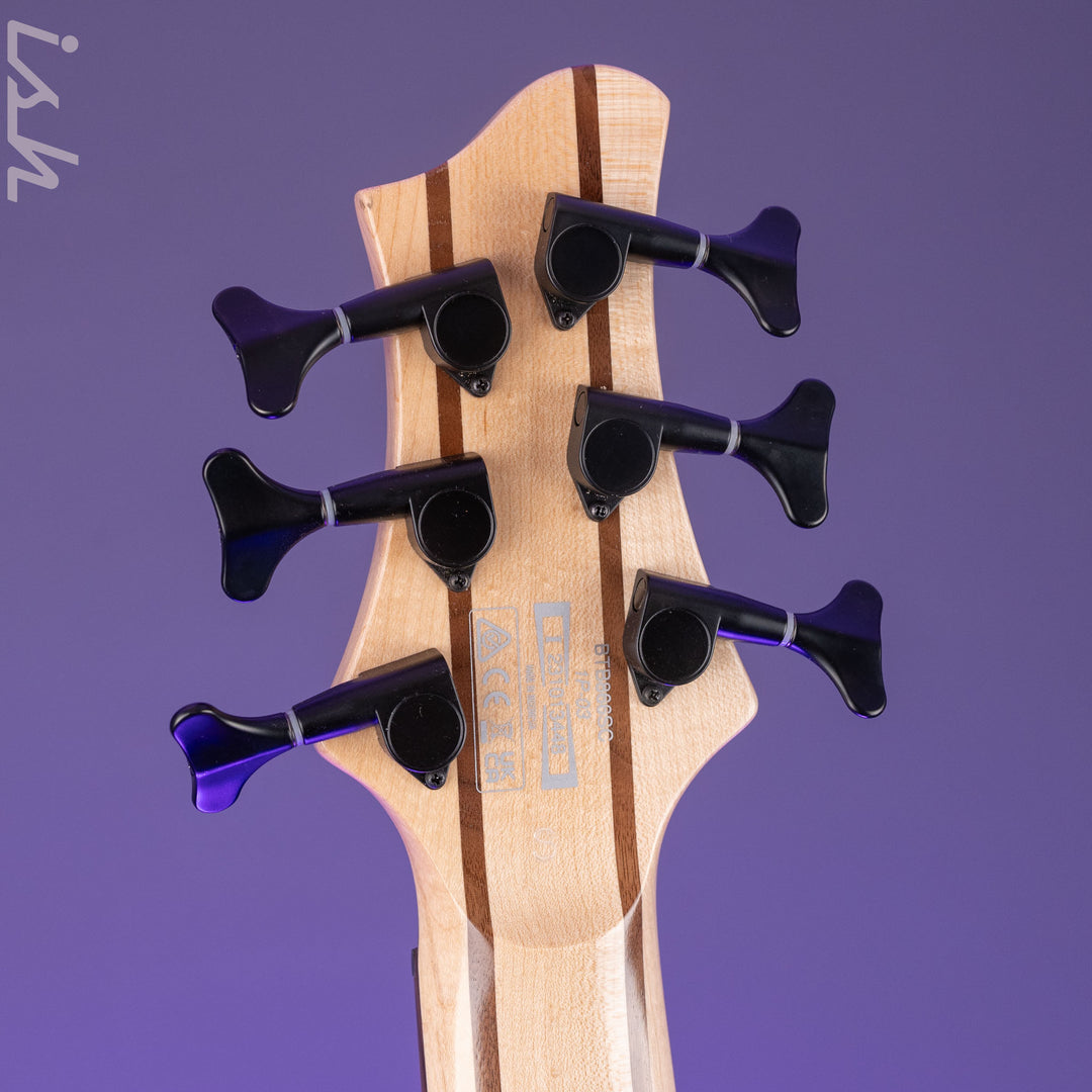 2023 Ibanez BTB866SC Bass Workshop 6-String Bass Weathered Black Low Gloss