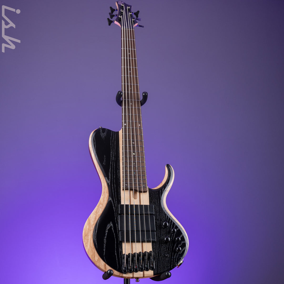 2023 Ibanez BTB866SC Bass Workshop 6-String Bass Weathered Black Low Gloss