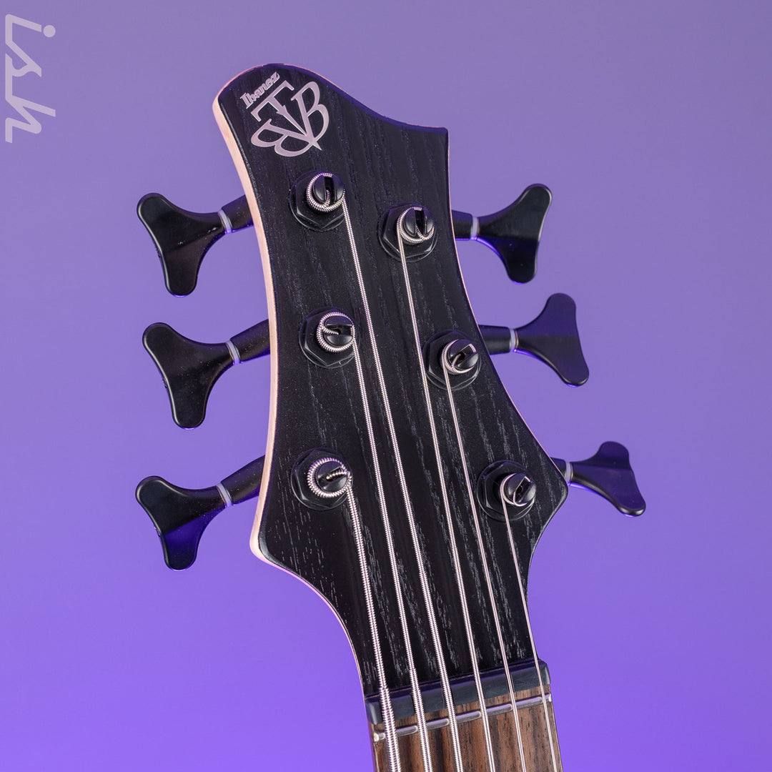 2023 Ibanez BTB866SC Bass Workshop 6-String Bass Weathered Black Low Gloss