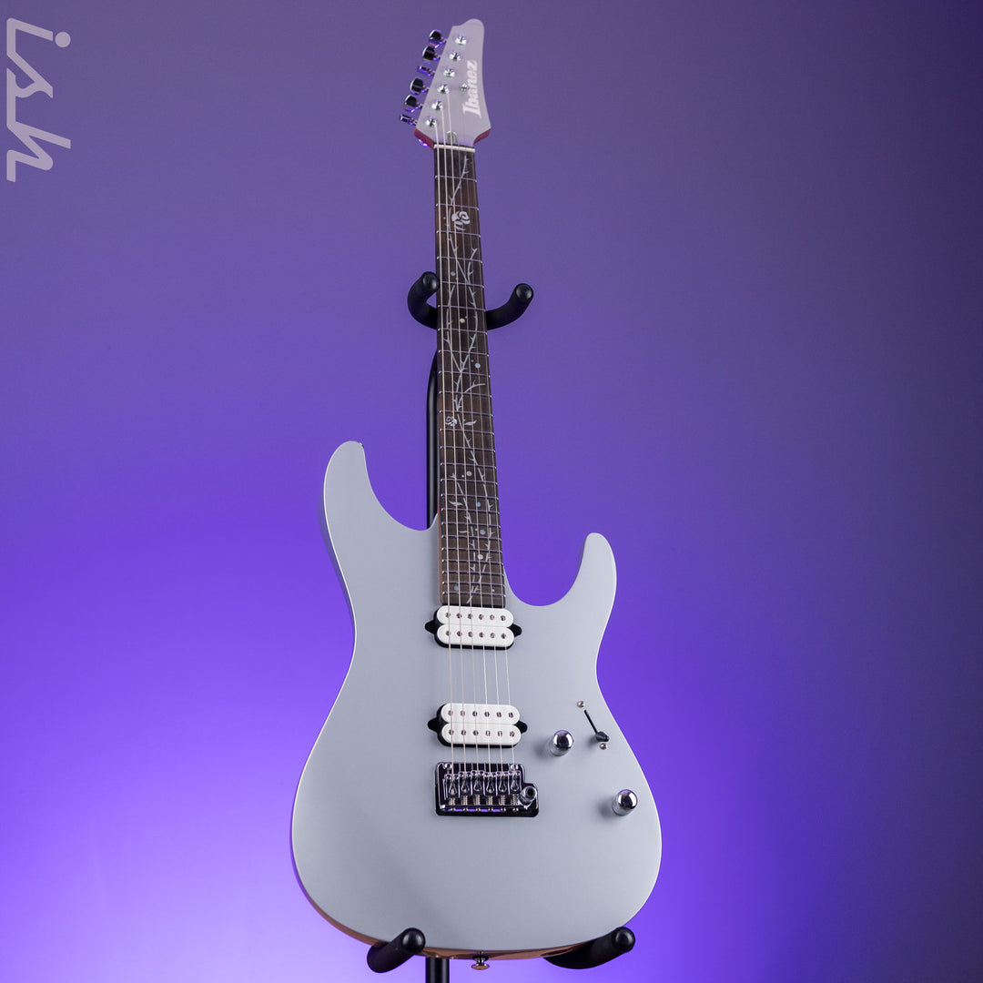 Ibanez Premium TOD10 Tim Henson Signature Electric Guitar Classic Silver Demo
