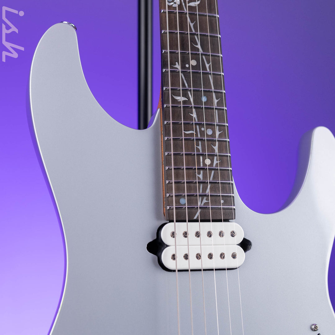 Ibanez Premium TOD10 Tim Henson Signature Electric Guitar Classic Silver Demo