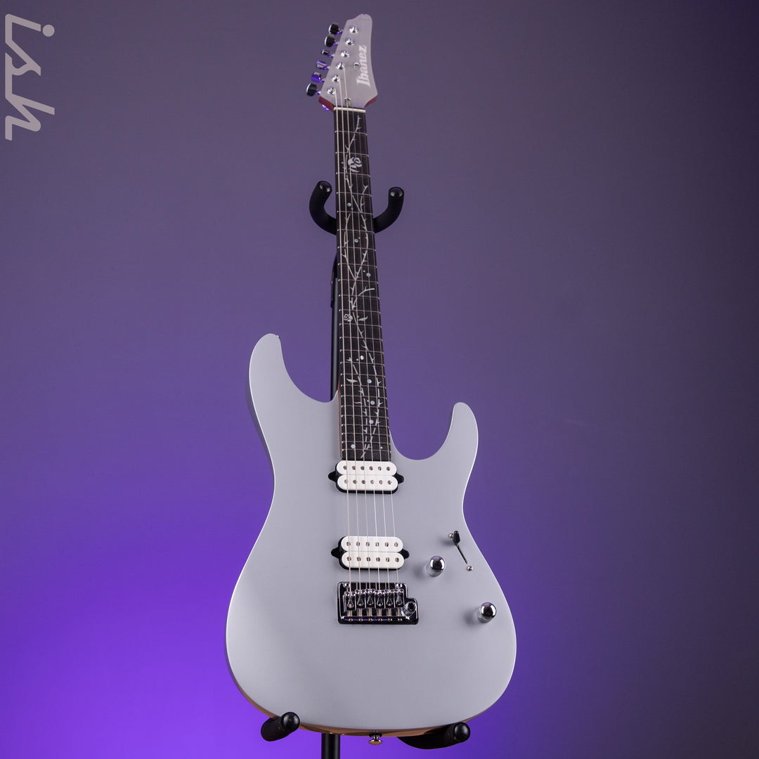 Ibanez TOD10 Tim Henson Signature Electric Guitar Classic Silver Demo