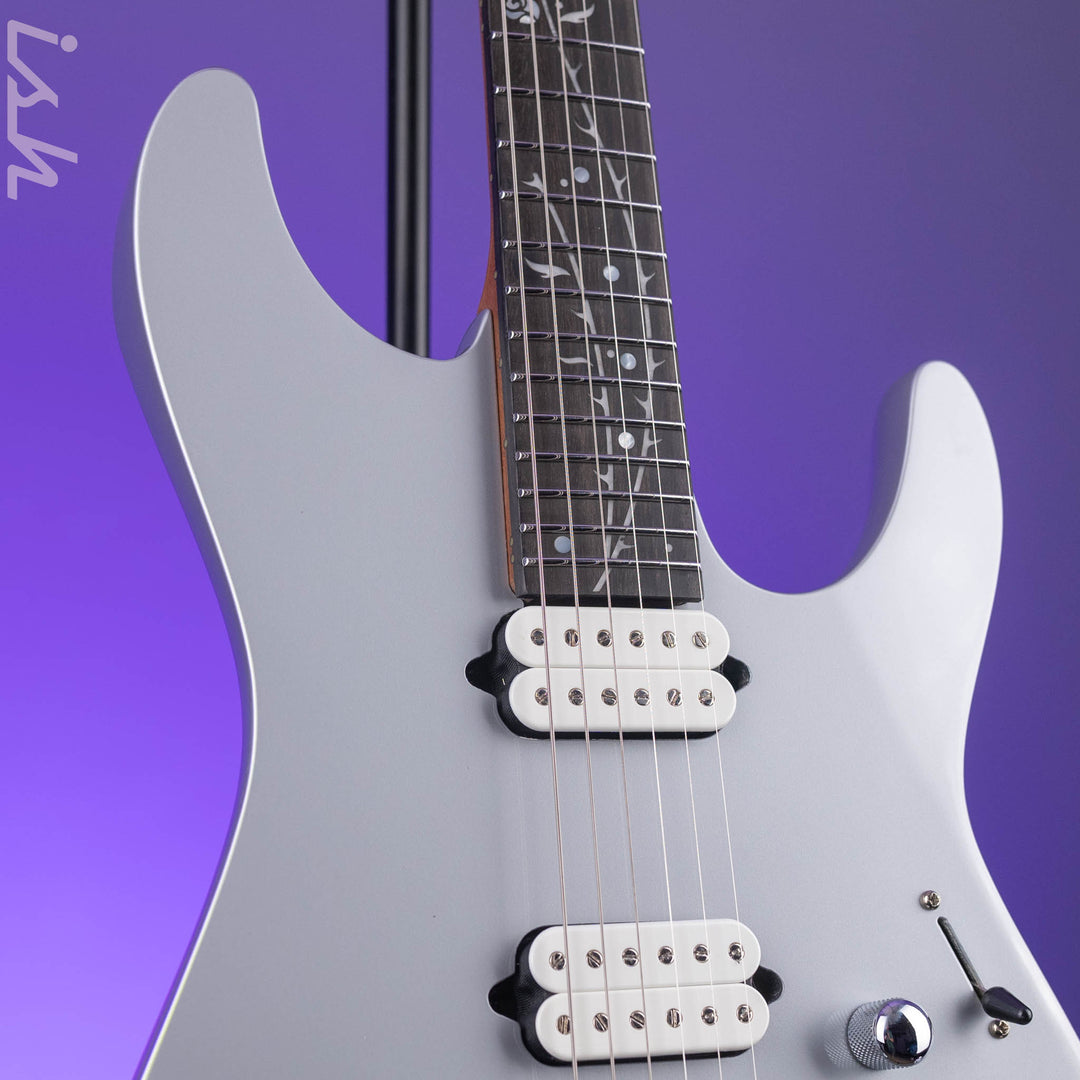 Ibanez Premium TOD10 Tim Henson Signature Electric Guitar Classic Silver Demo