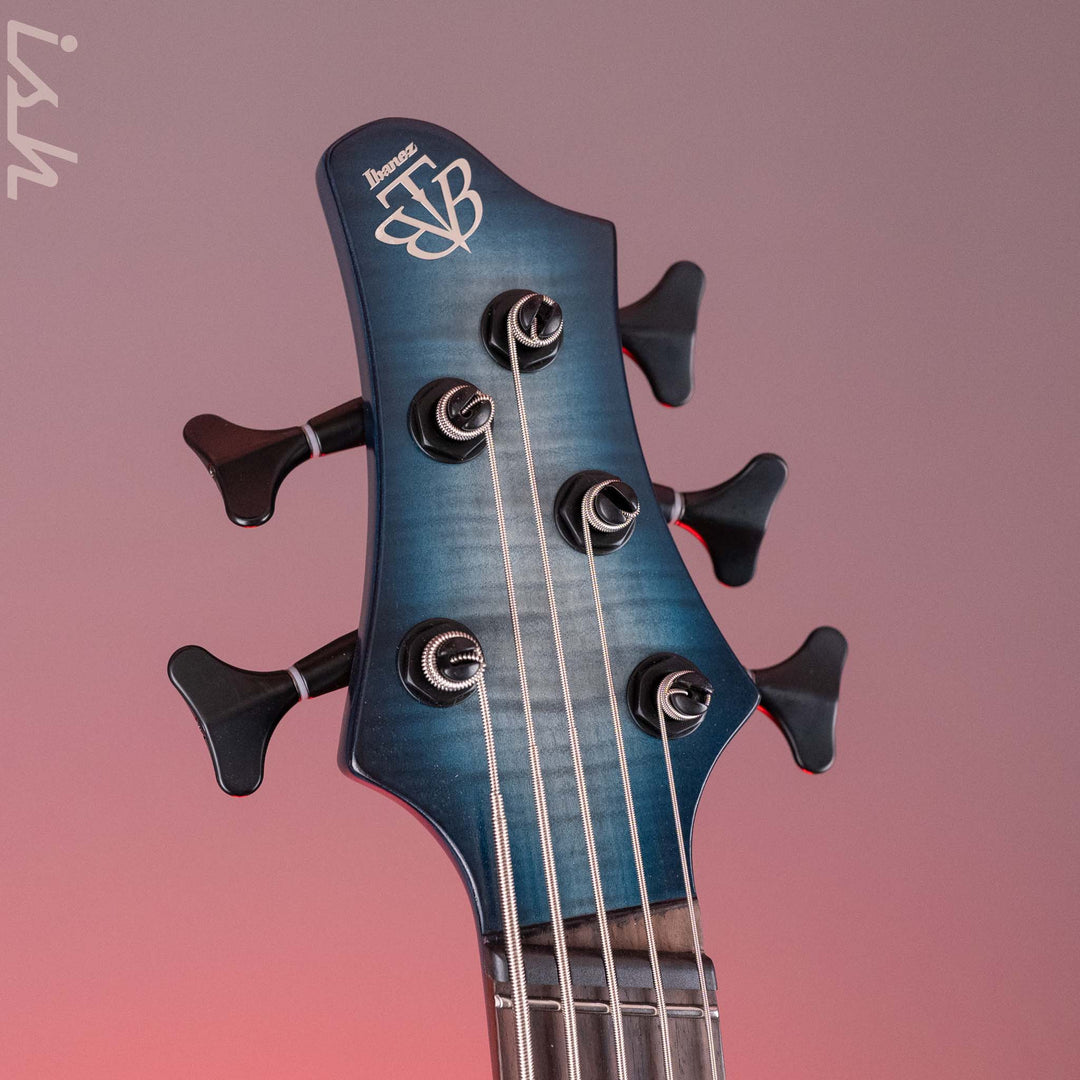 Ibanez BTB Bass Workshop Multi-Scale 5-String Bass Cosmic Blue Starburst Demo