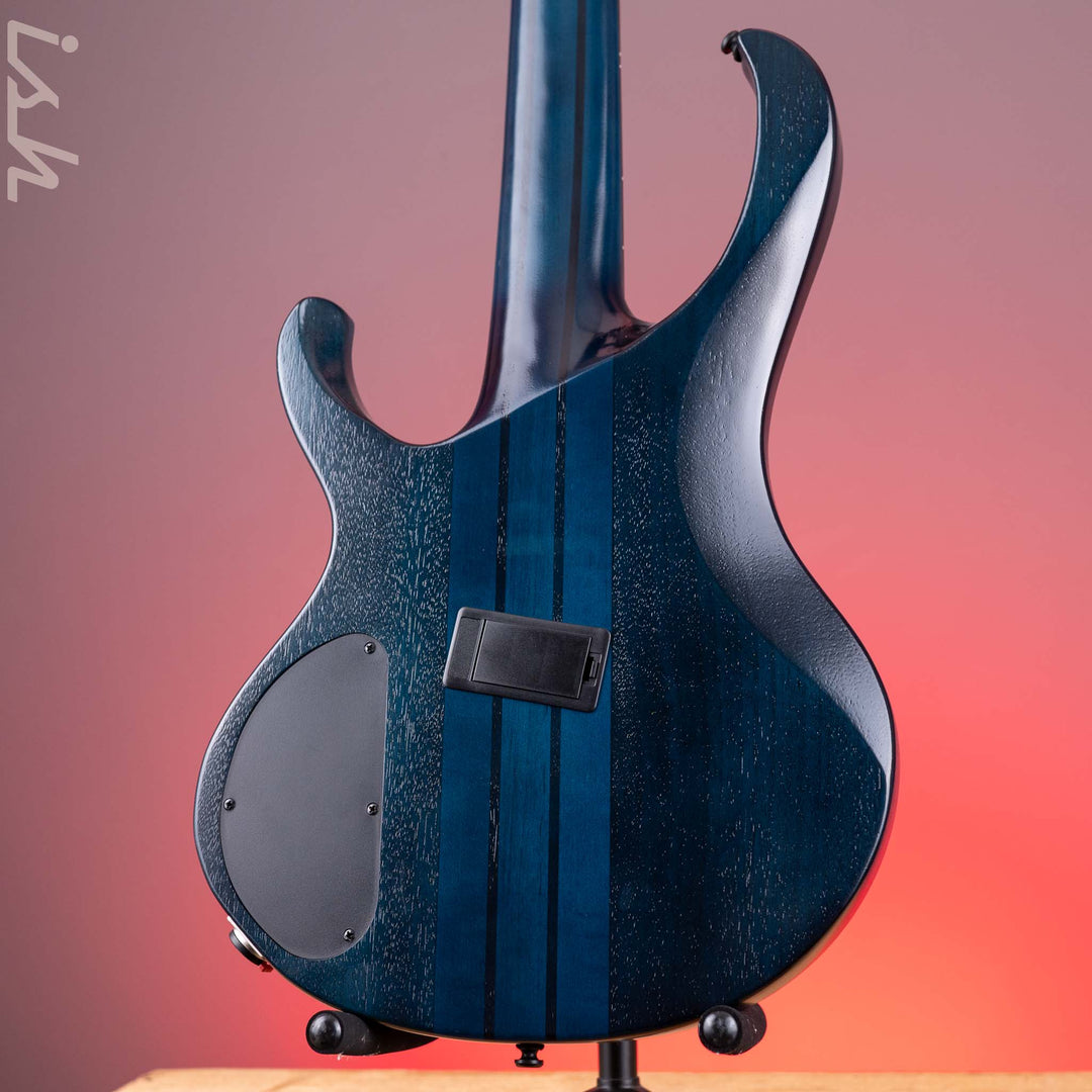 Ibanez BTB Bass Workshop Multi-Scale 5-String Bass Cosmic Blue Starburst Demo