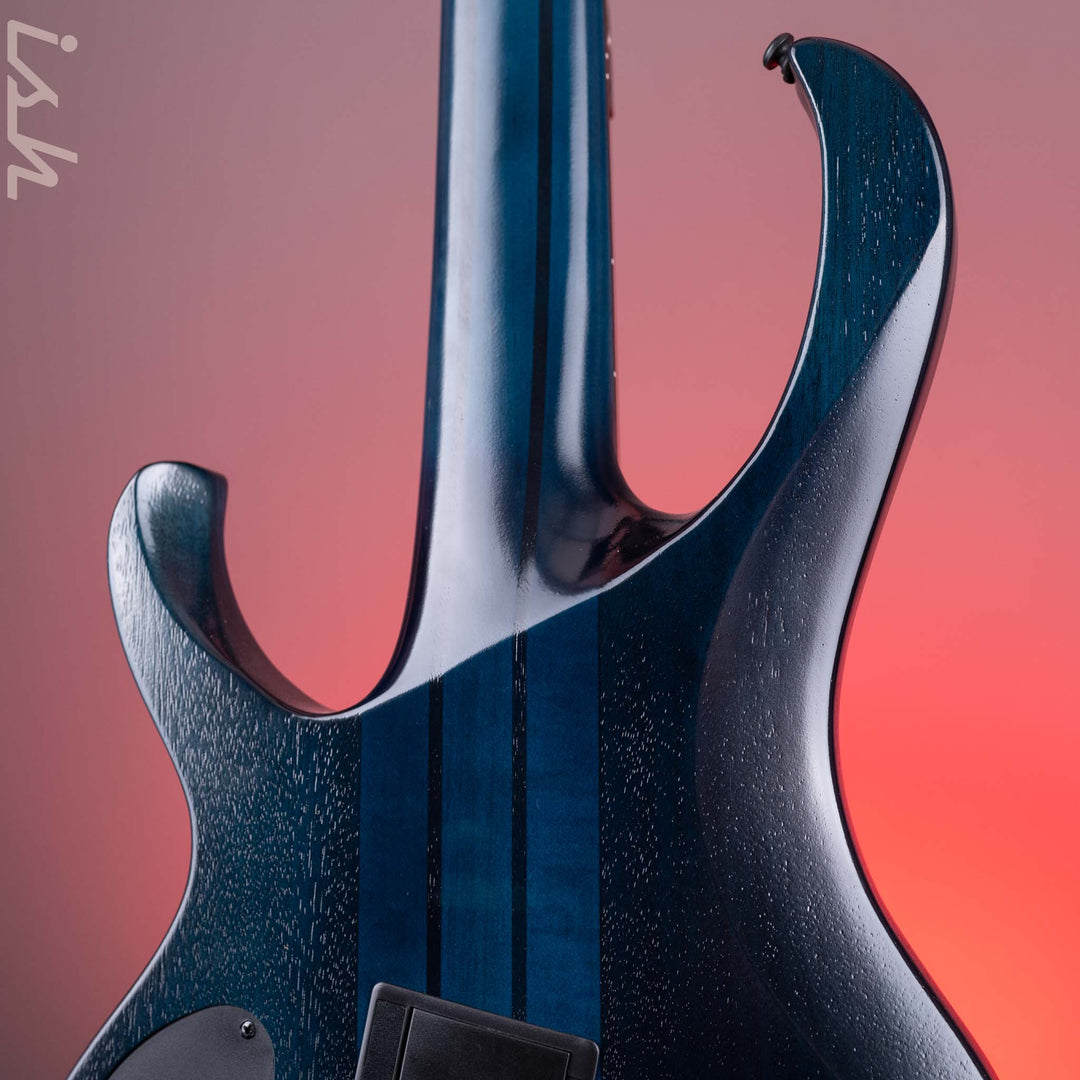 Ibanez BTB Bass Workshop Multi-Scale 5-String Bass Cosmic Blue Starburst Demo