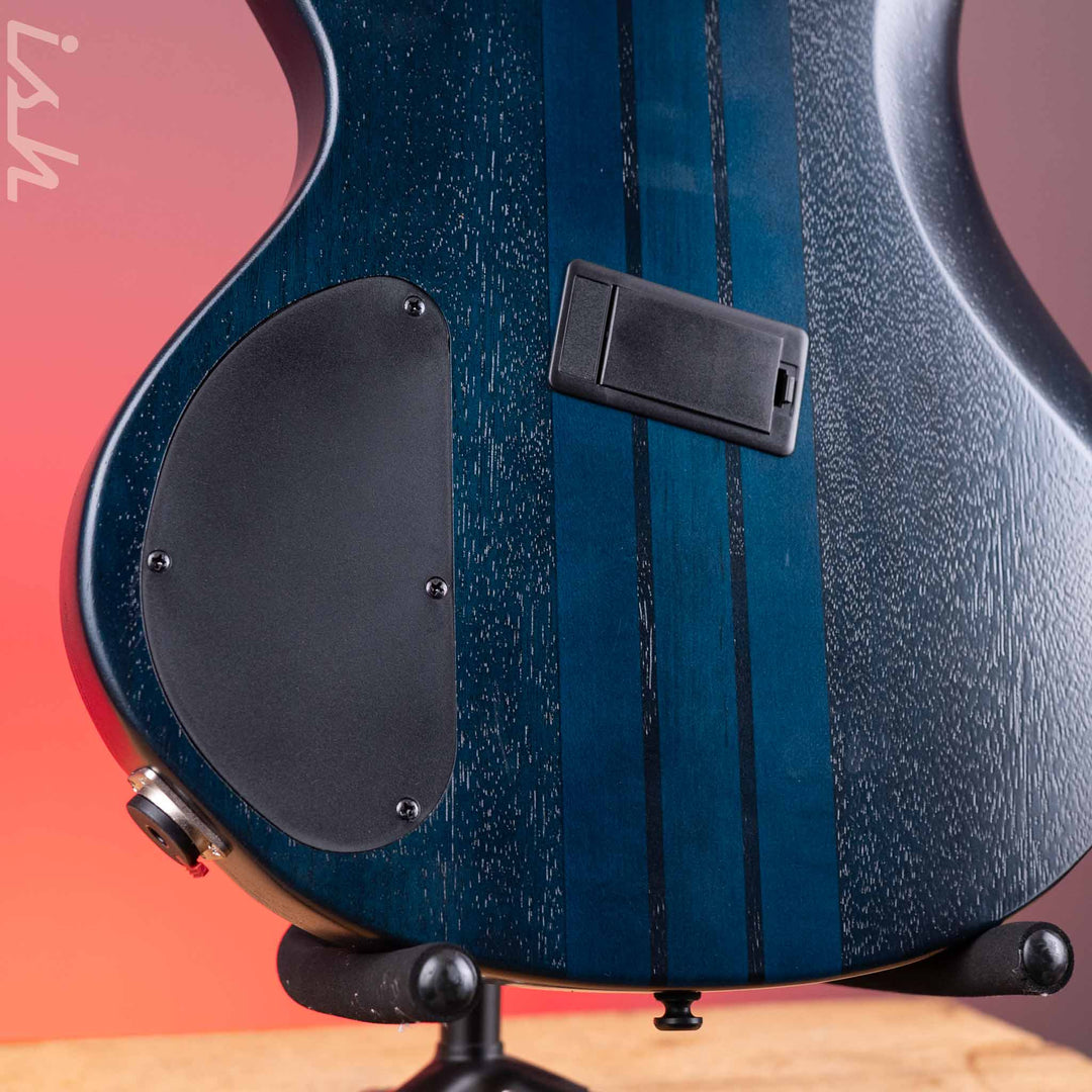 Ibanez BTB Bass Workshop Multi-Scale 5-String Bass Cosmic Blue Starburst Demo