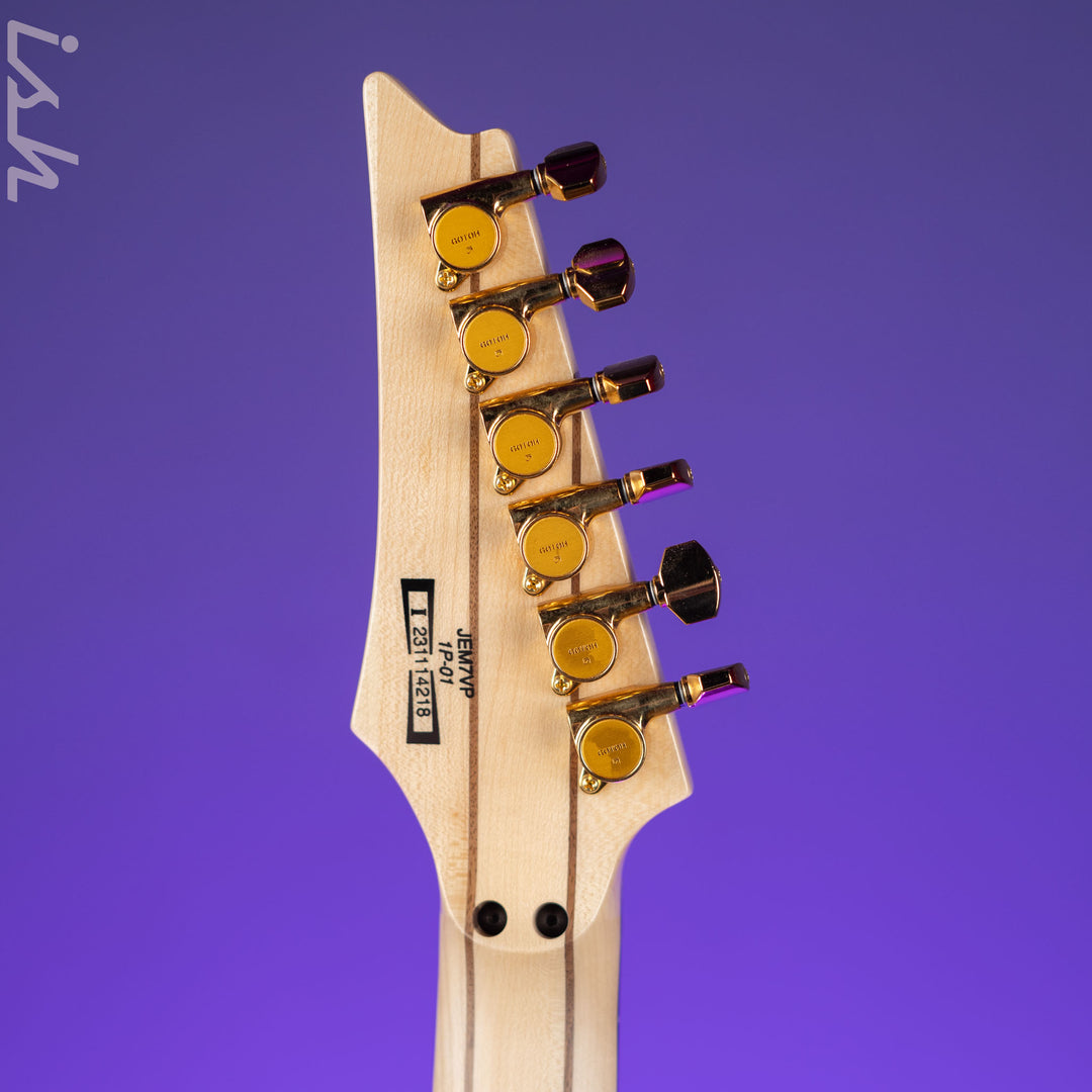 Ibanez Premium JEM7VP Steve Vai Signature Electric Guitar White