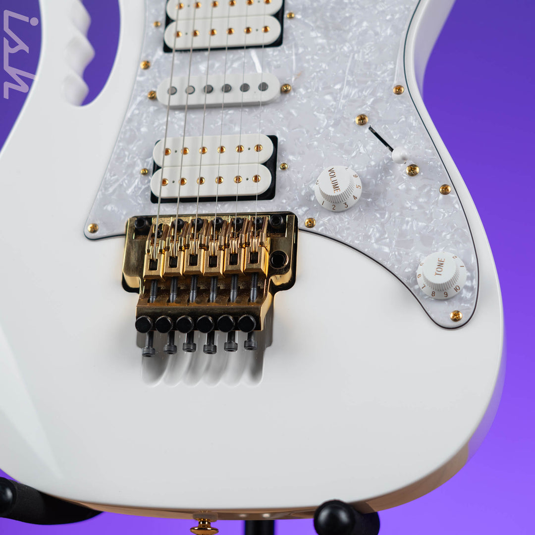 Ibanez Premium JEM7VP Steve Vai Signature Electric Guitar White