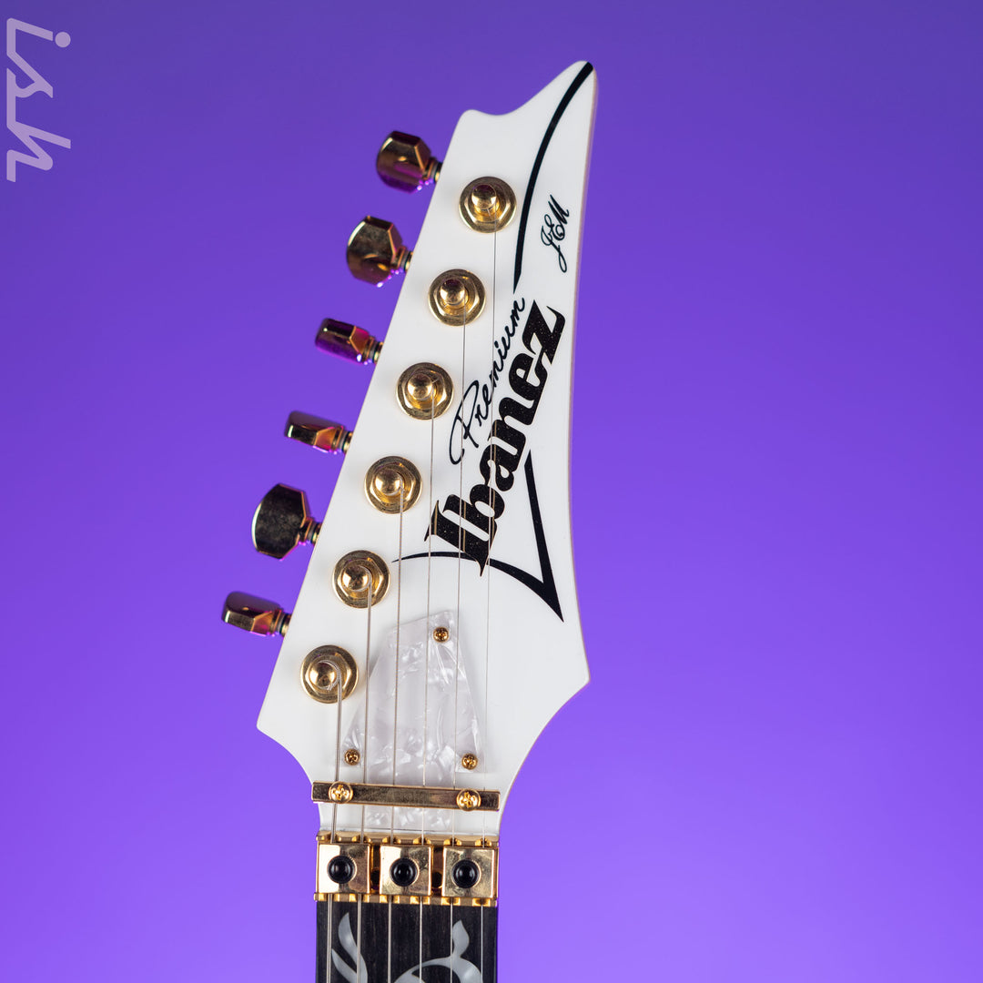 Ibanez Premium JEM7VP Steve Vai Signature Electric Guitar White