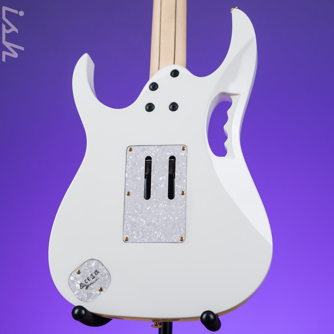 Ibanez Premium JEM7VP Steve Vai Signature Electric Guitar White