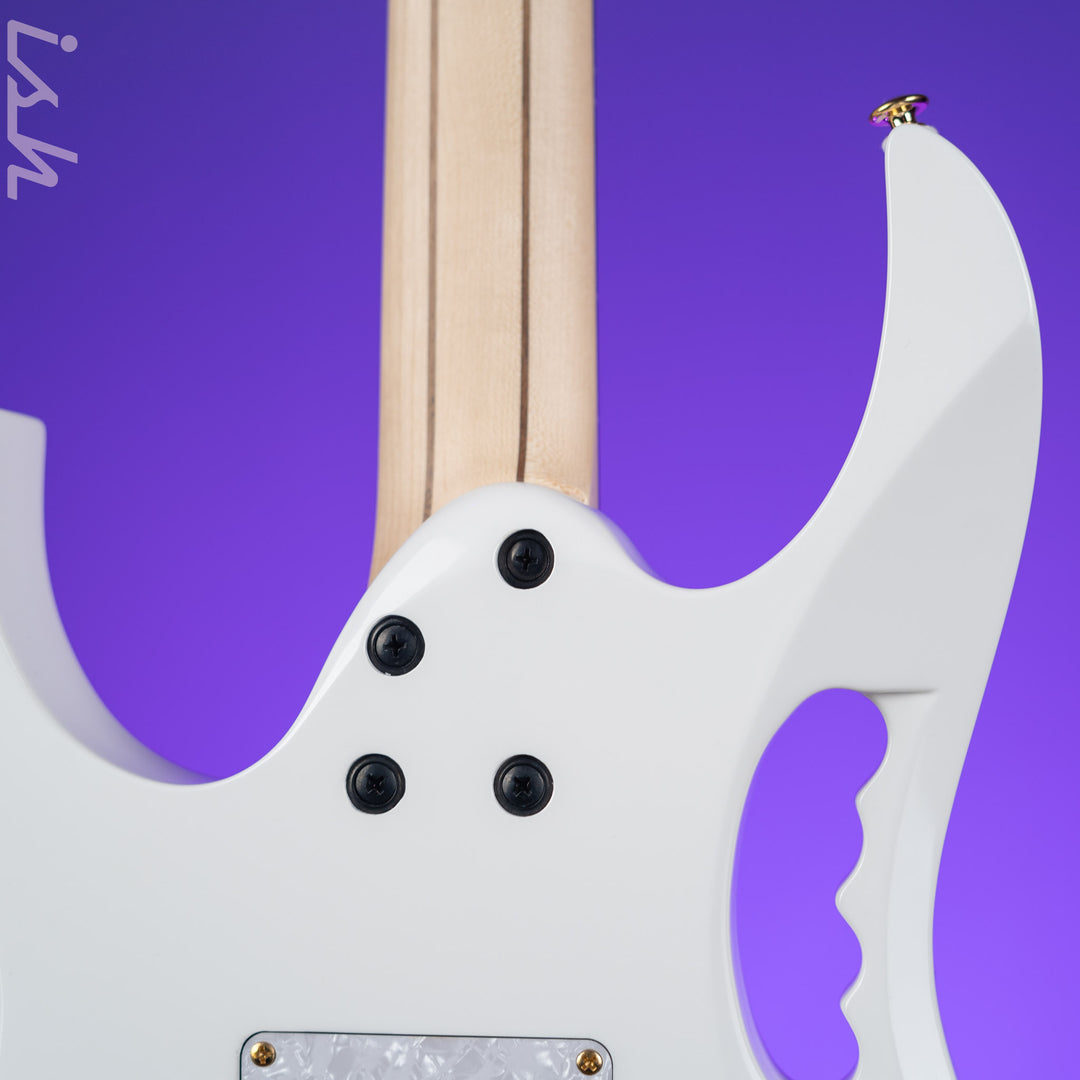 Ibanez Premium JEM7VP Steve Vai Signature Electric Guitar White