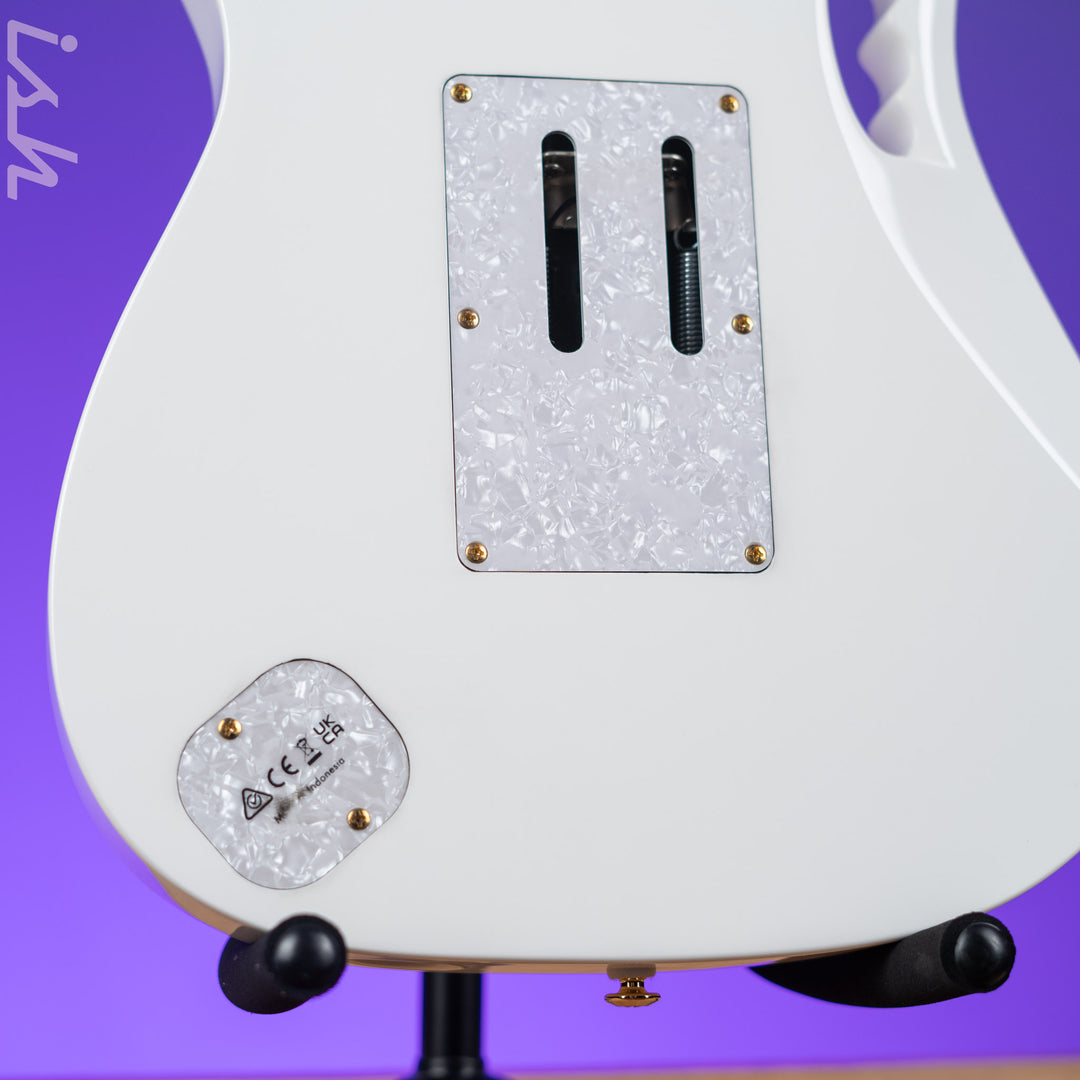 Ibanez Premium JEM7VP Steve Vai Signature Electric Guitar White