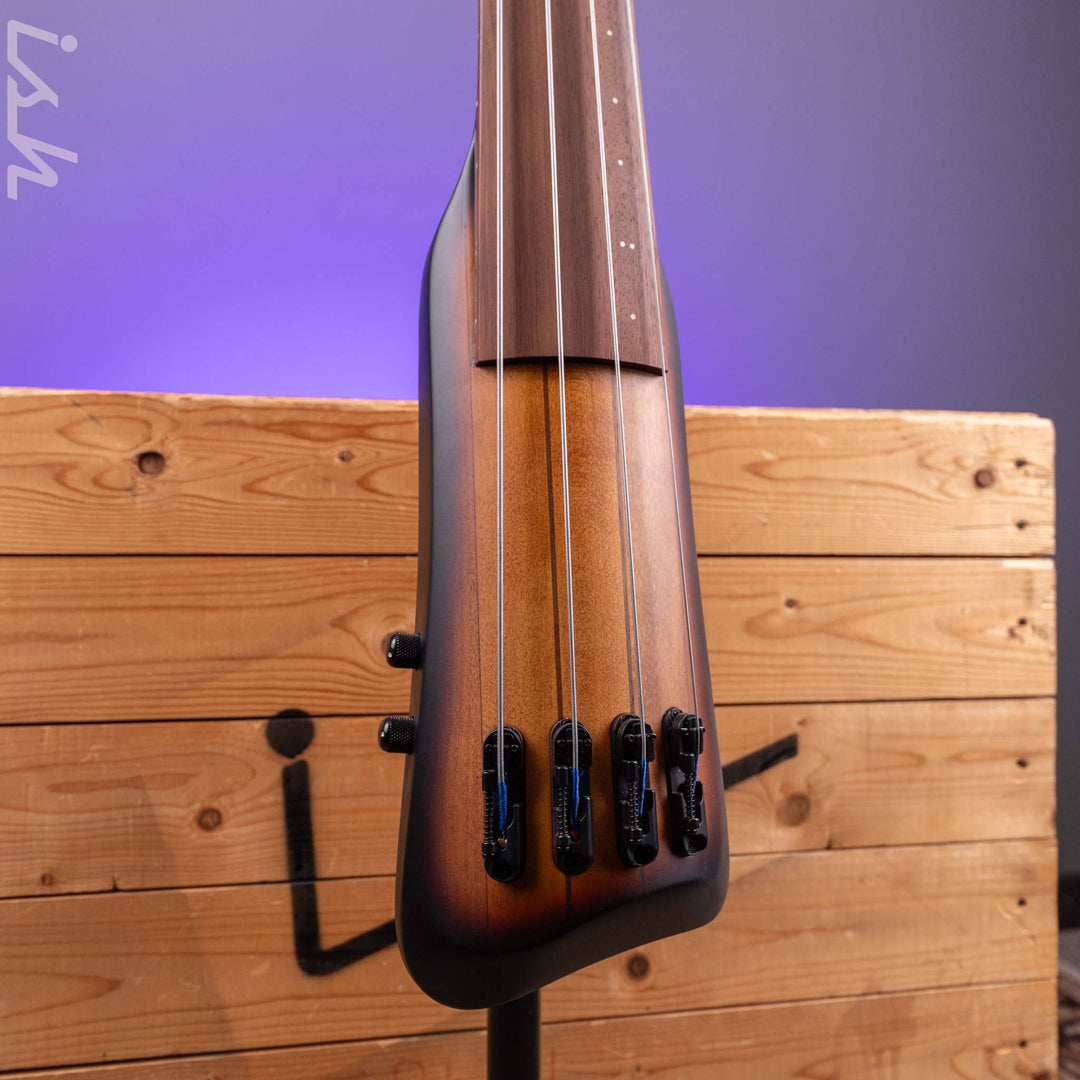 Ibanez Bass Workshop UB804 4-String Electric Upright Bass Mahogany Oil Burst