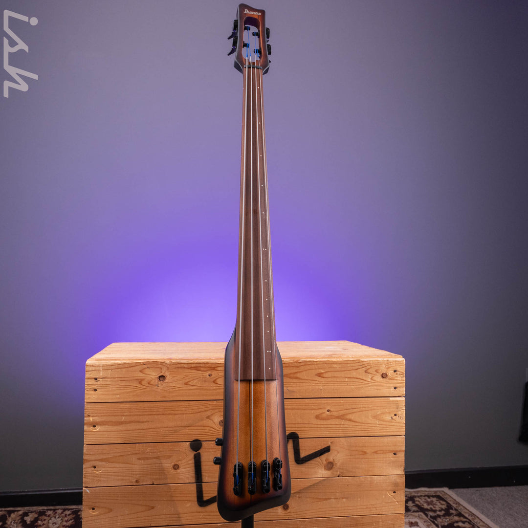 Ibanez Bass Workshop UB804 4-String Electric Upright Bass Mahogany Oil Burst