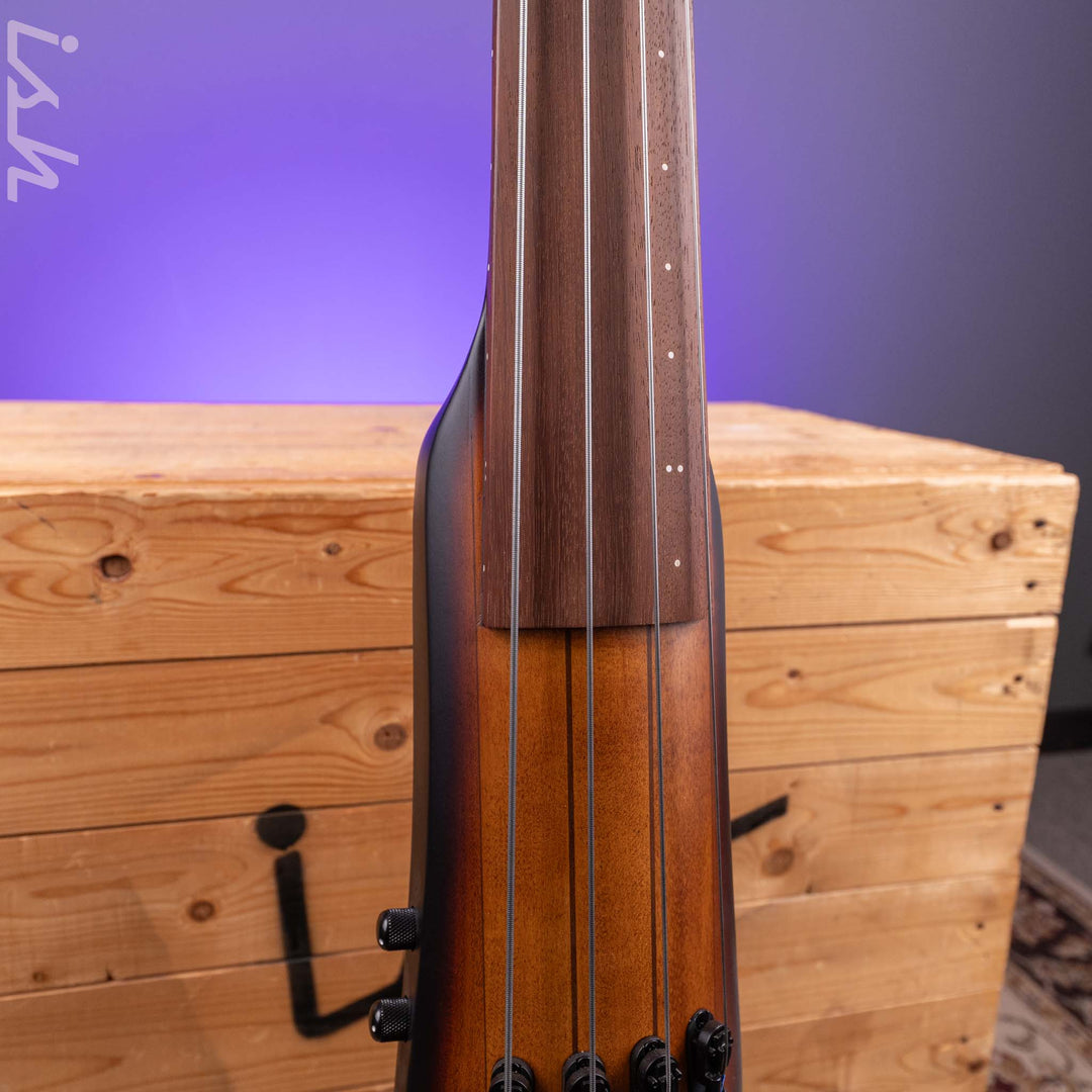 Ibanez Bass Workshop UB804 4-String Electric Upright Bass Mahogany Oil Burst