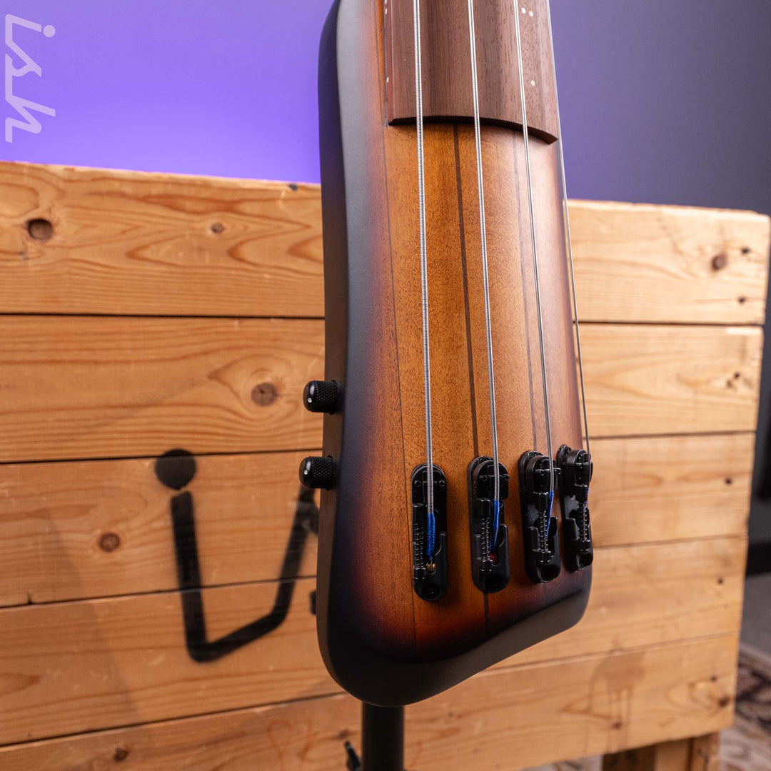 Ibanez Bass Workshop UB804 4-String Electric Upright Bass Mahogany Oil Burst
