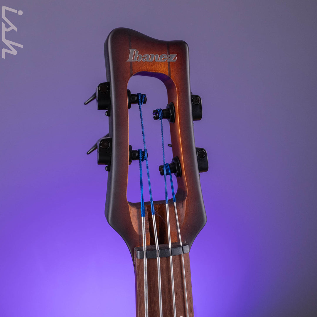 Ibanez Bass Workshop UB804 4-String Electric Upright Bass Mahogany Oil Burst