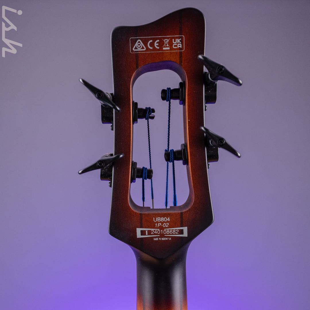 Ibanez Bass Workshop UB804 4-String Electric Upright Bass Mahogany Oil Burst