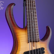 Ibanez BTB Bass Workshop Multi-Scale 5-String Bass Natural Browned Burst Flat Demo