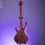 Ibanez BTB Bass Workshop Multi-Scale 5-String Bass Natural Browned Burst Flat Demo
