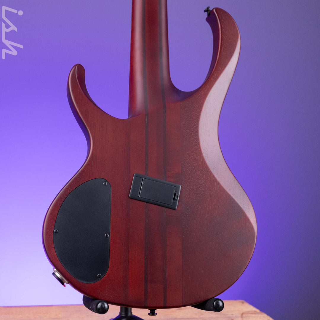 Ibanez BTB Bass Workshop Multi-Scale 5-String Bass Natural Browned Burst Flat Demo