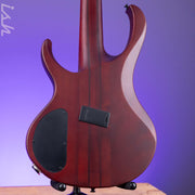 Ibanez BTB Bass Workshop Multi-Scale 5-String Bass Natural Browned Burst Flat Demo
