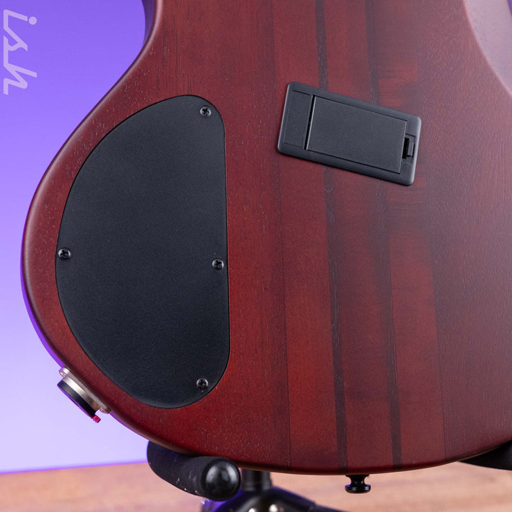 Ibanez BTB Bass Workshop Multi-Scale 5-String Bass Natural Browned Burst Flat Demo