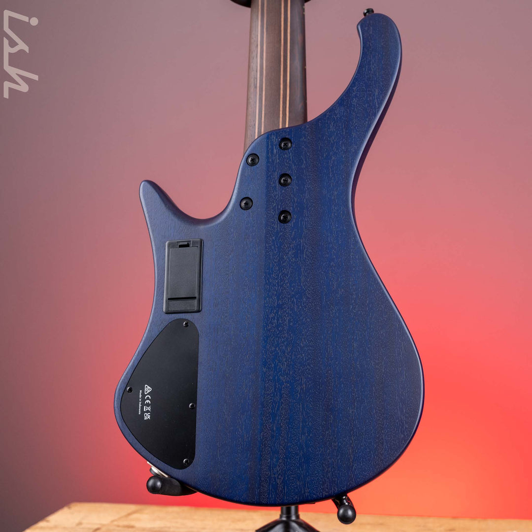 Ibanez EHB1505MS Multi-Scale Headless Bass Pacific Blue Burst Flat Demo