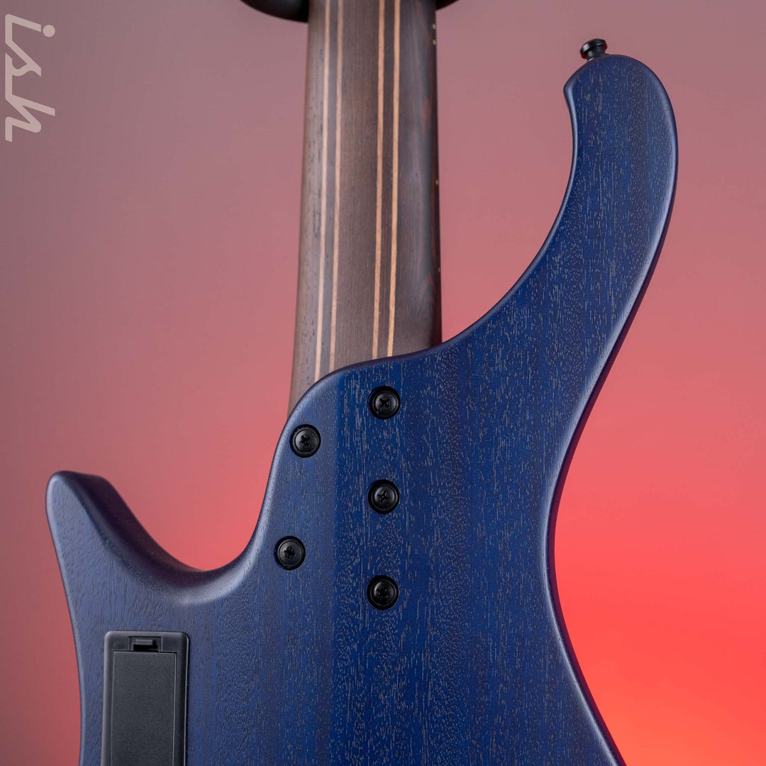 Ibanez EHB1505MS Multi-Scale Headless Bass Pacific Blue Burst Flat Demo