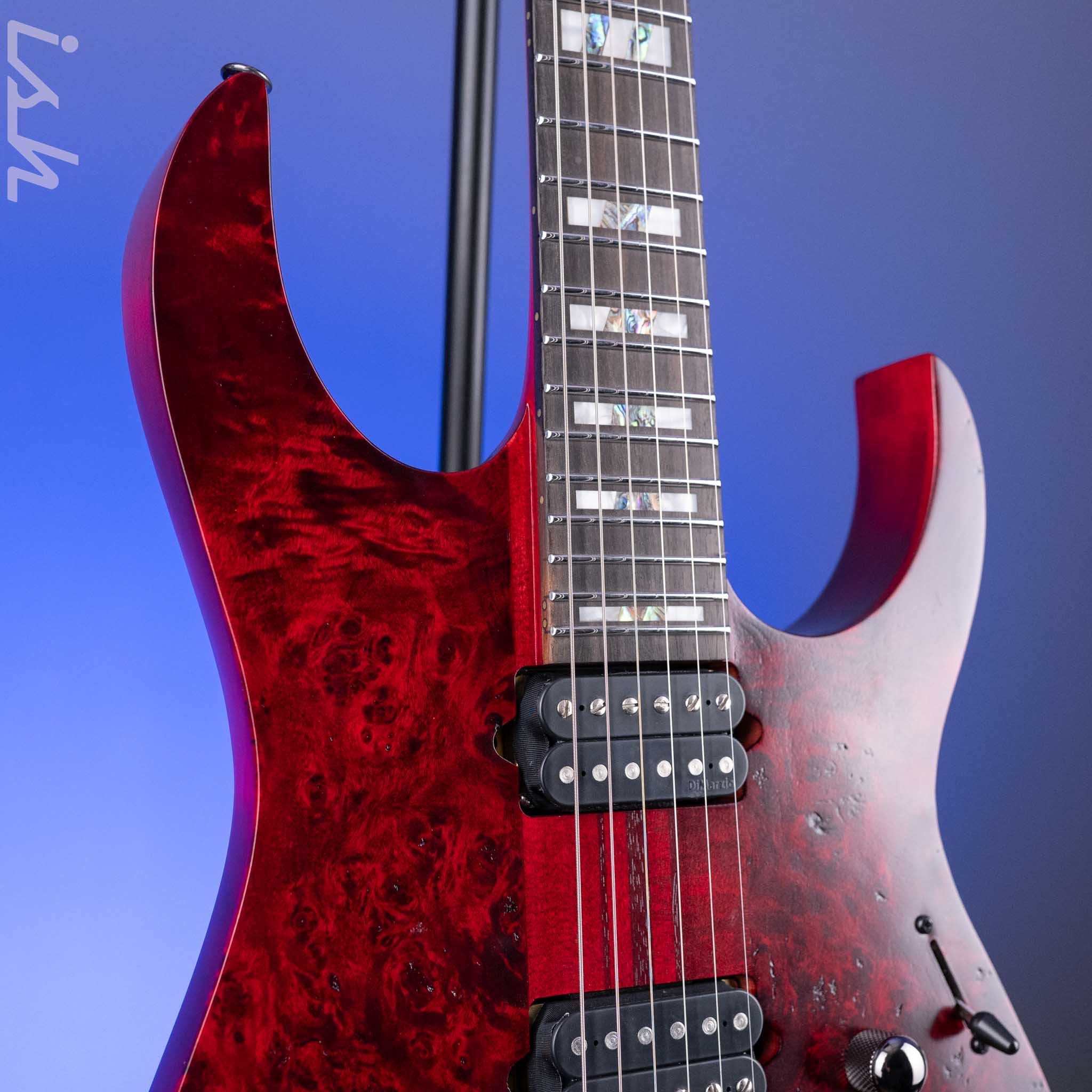 Ibanez Premium RGT1221PB Electric Guitar Stained Wine Red Demo