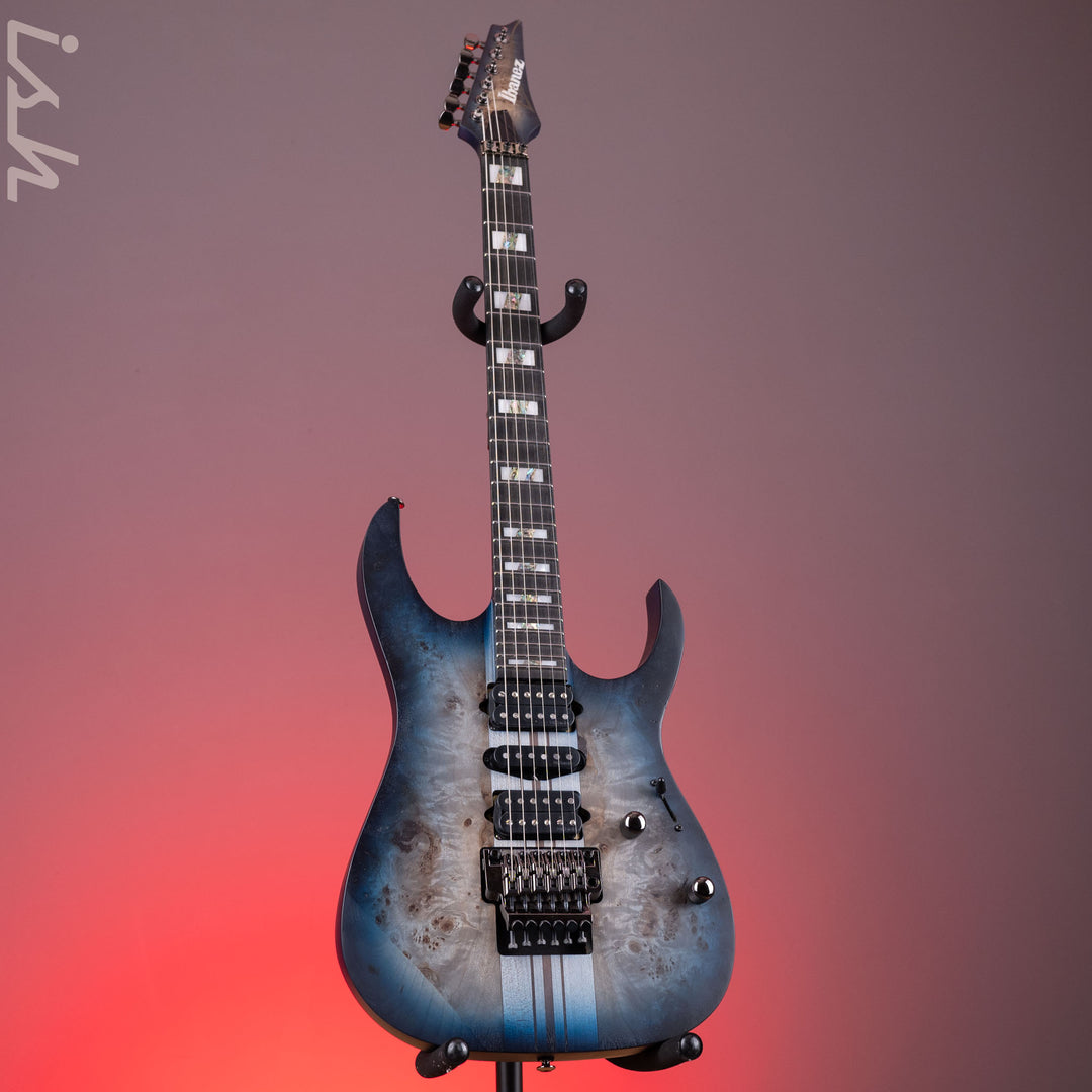 Ibanez Premium RGT1270PB Electric Guitar Blue Starburst Flat Demo